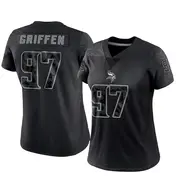 Black Women's Everson Griffen Minnesota Vikings Limited Reflective Jersey