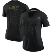 Black Women's Nate Stanley Minnesota Vikings Limited 2020 Salute To Service Jersey