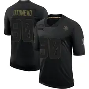 Black Youth Esezi Otomewo Minnesota Vikings Limited 2020 Salute To Service Jersey