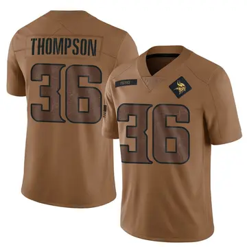 Brown Men's NaJee Thompson Minnesota Vikings Limited 2023 Salute To Service Jersey