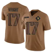Brown Youth Ryan Wright Minnesota Vikings Limited 2023 Salute To Service Jersey