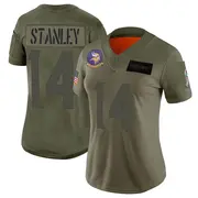 Camo Women's Nate Stanley Minnesota Vikings Limited 2019 Salute to Service Jersey