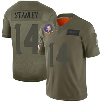 Camo Youth Nate Stanley Minnesota Vikings Limited 2019 Salute to Service Jersey