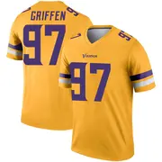 Gold Men's Everson Griffen Minnesota Vikings Legend Inverted Jersey