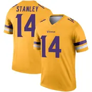Gold Youth Nate Stanley Minnesota Vikings Legend Inverted Jersey
