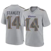 Gray Men's Nate Stanley Minnesota Vikings Game Atmosphere Fashion Jersey