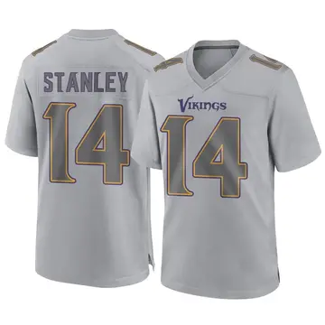 Gray Youth Nate Stanley Minnesota Vikings Game Atmosphere Fashion Jersey