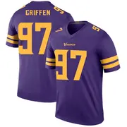 Purple Men's Everson Griffen Minnesota Vikings Legend Color Rush Jersey