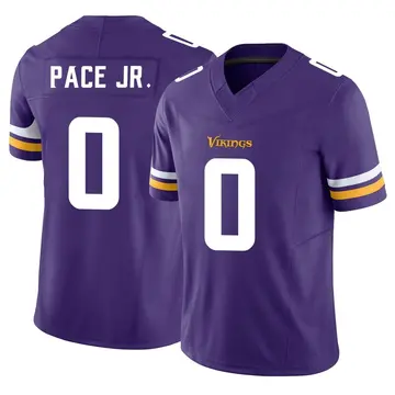 Purple Men's Ivan Pace Jr. Minnesota Vikings Limited Vapor F.U.S.E. Jersey
