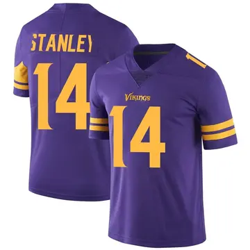 Purple Men's Nate Stanley Minnesota Vikings Limited Color Rush Jersey