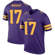 Purple Men's Ryan Wright Minnesota Vikings Legend Color Rush Jersey