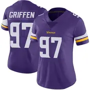 Purple Women's Everson Griffen Minnesota Vikings Limited Team Color Vapor Untouchable Jersey
