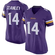 Purple Women's Nate Stanley Minnesota Vikings Game Team Color Jersey