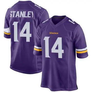 Purple Youth Nate Stanley Minnesota Vikings Game Team Color Jersey