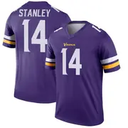 Purple Youth Nate Stanley Minnesota Vikings Legend Jersey