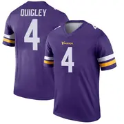 Purple Youth Ryan Quigley Minnesota Vikings Legend Jersey