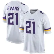 White Youth Akayleb Evans Minnesota Vikings Game Jersey