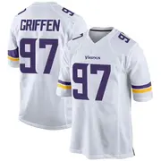White Youth Everson Griffen Minnesota Vikings Game Jersey